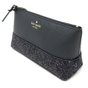 Kate Spade Little Shiloh Glittered Cosmetic Bag